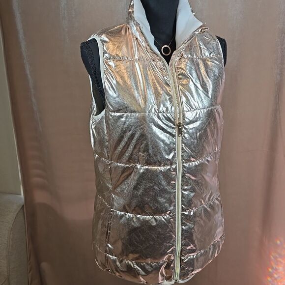 Rose Gold Puffer Vest - Picture 9 of 14
